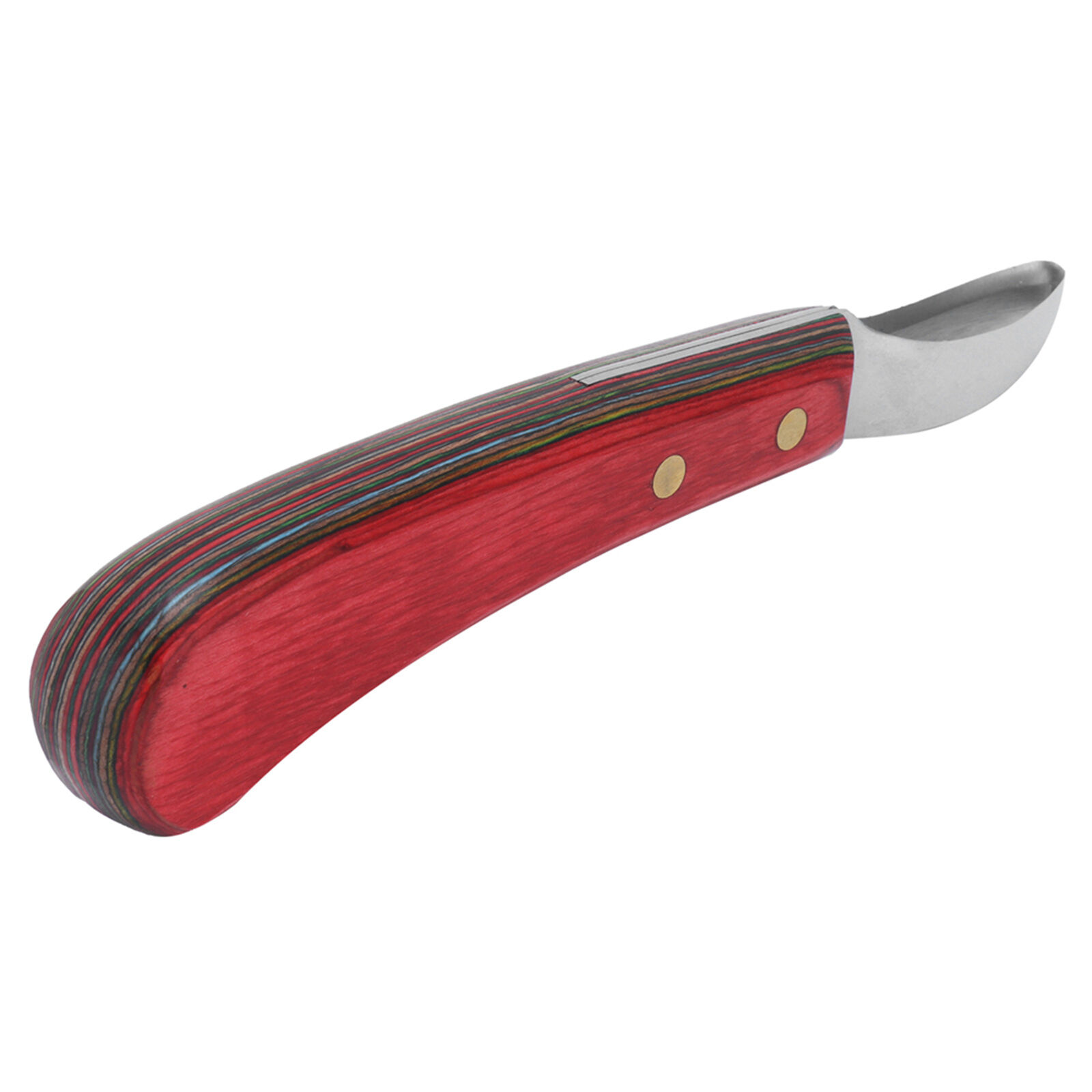 Hoof Knife Chisel Tool Steel Curved Hoof Trimmer Cleaning Tool W/wooden Handl Qt