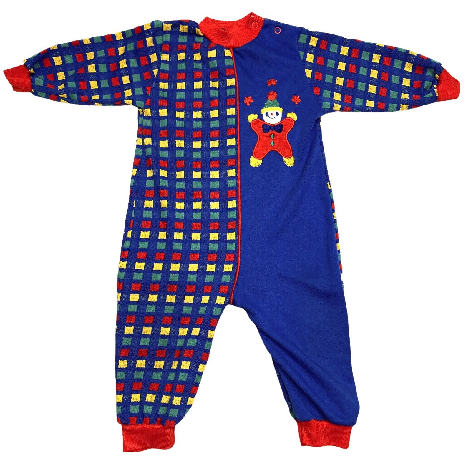 Healthtex Vintage 24 Month Baby Outfit With Clown Colorful One Piece